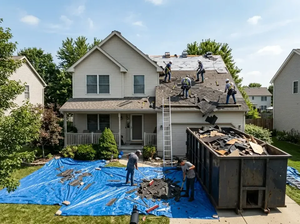 roof-replacement-debris-remova-004 — frequently asked questions, Cheapest Dumpster Rentals in Riverdale, IL